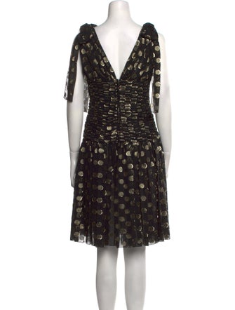 Dolce & Gabbana Polka Dot Print Mini Dress