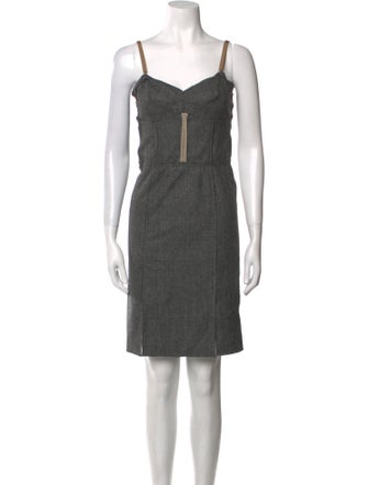 D&G Virgin Wool Mini Dress
