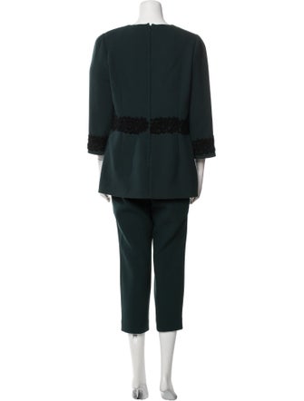 Dolce & Gabbana Embroidered Accent Pant Set