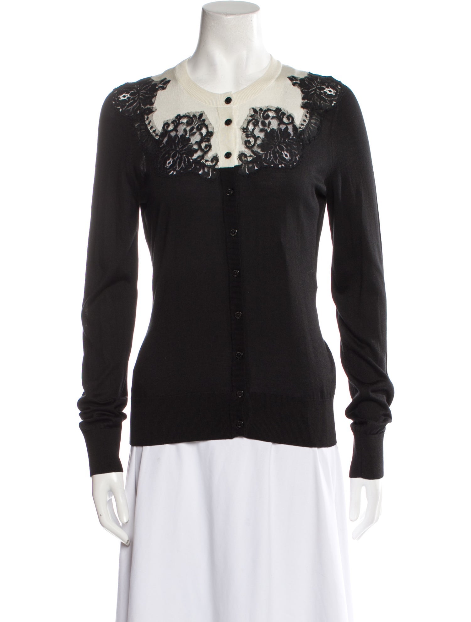 Dolce & Gabbana Silk Crew Neck Sweater