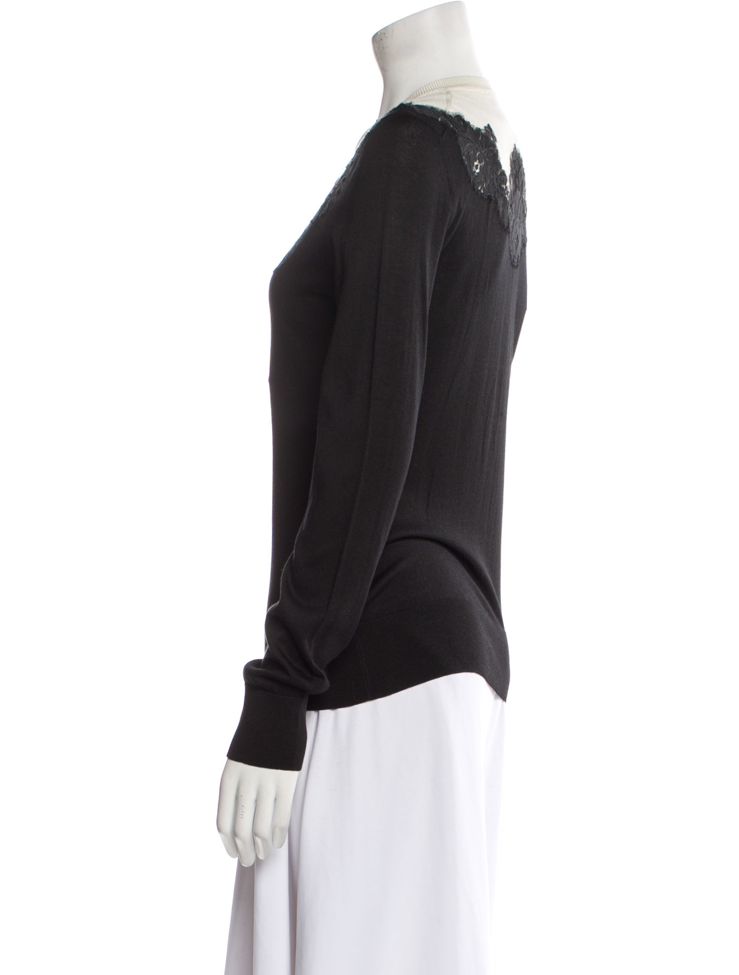 Dolce & Gabbana Silk Crew Neck Sweater