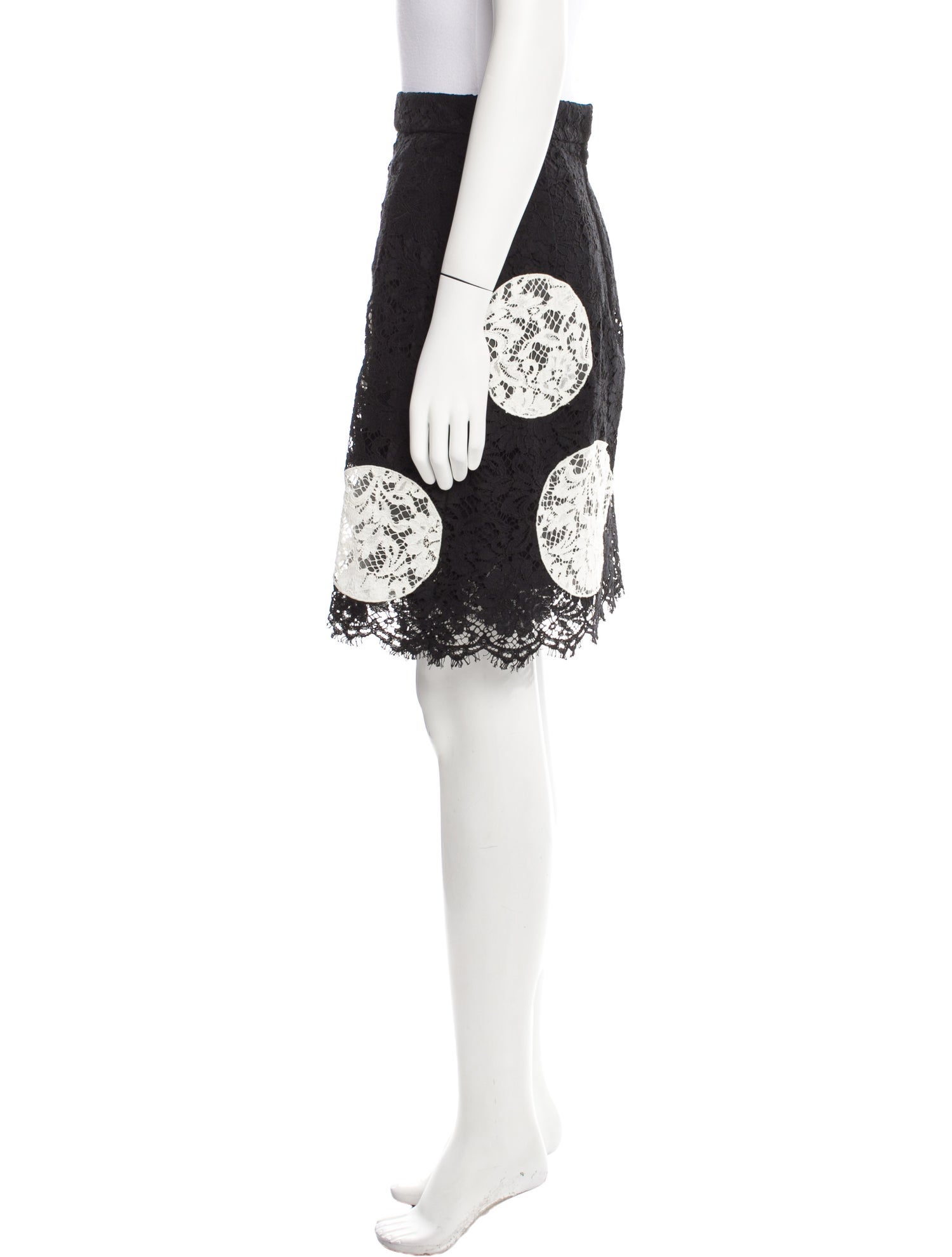 Dolce & Gabbana Lace Pattern Knee-Length Skirt