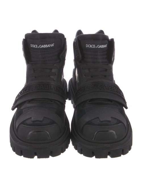 Dolce & Gabbana Leather Hiking Boots