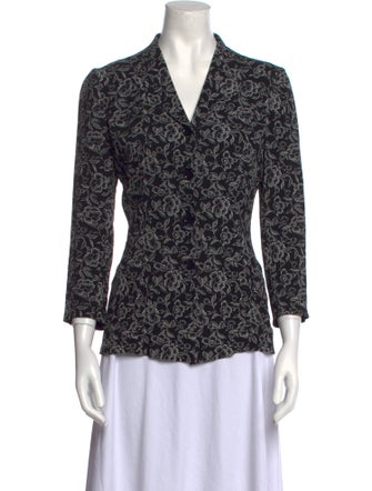 Dolce & Gabbana Floral Print Blazer