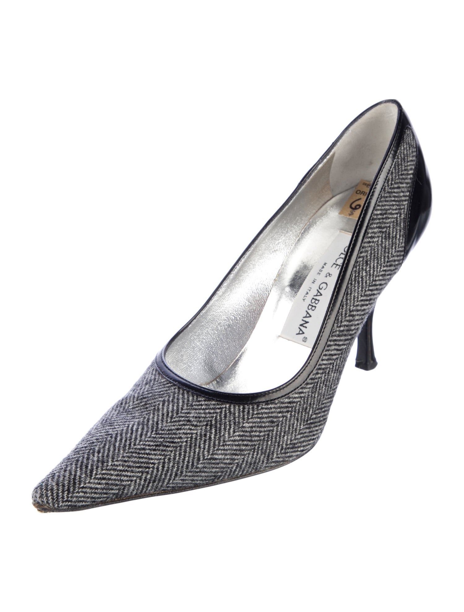 Dolce & Gabbana Wool Printed Pumps