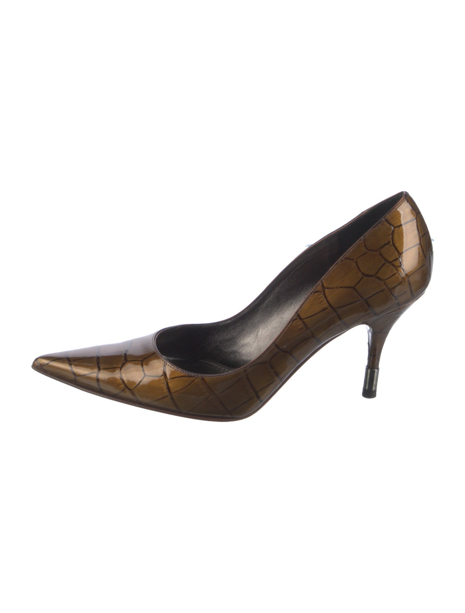 Dolce & Gabbana Patent Leather Printed Pumps