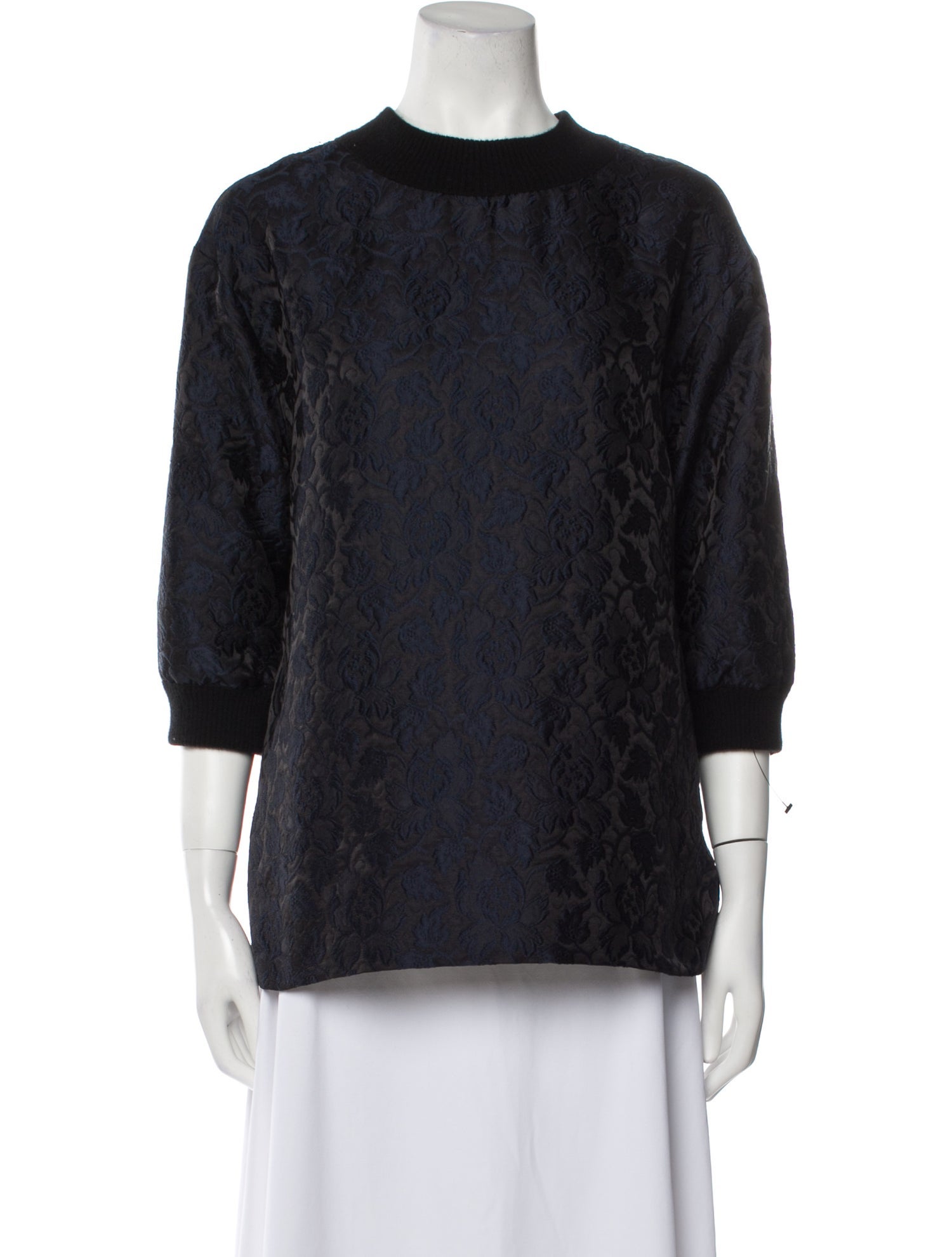 Dolce & Gabbana Floral Print Crew Neck Sweatshirt