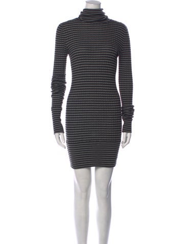 Dolce & Gabbana Dresses Striped Midi Length Dress S