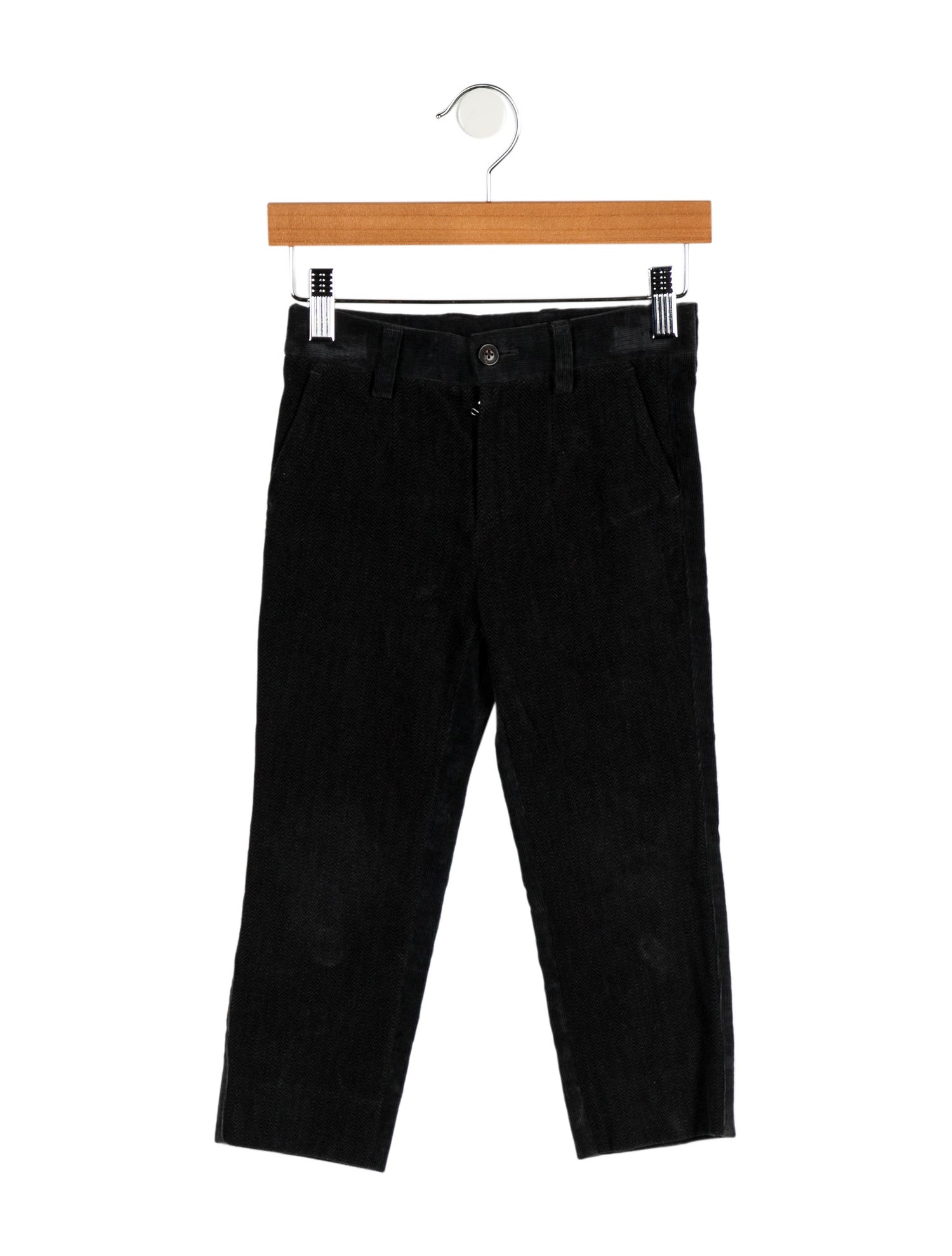 Dolce & Gabbana Boys' Solid Straight Leg Pants - Grey Sizes 2-6, Boys - DAG473896 | The RealReal