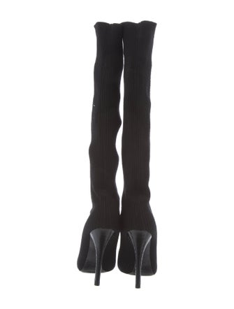 Dolce & Gabbana Polka Dot Print Sock Boots