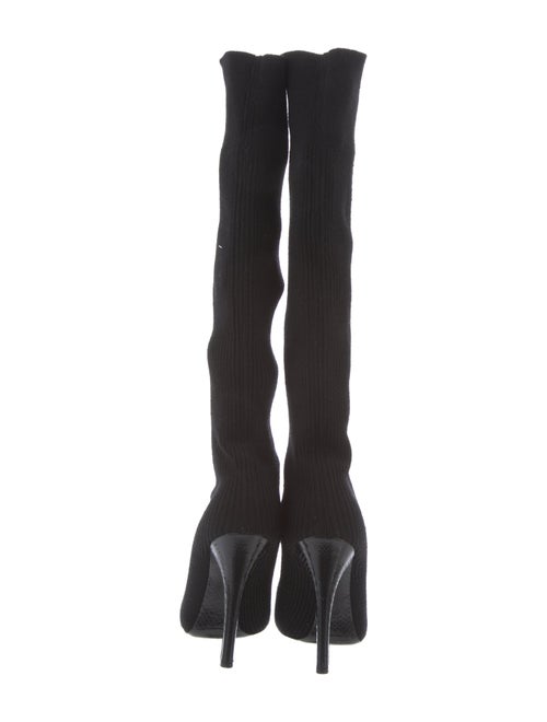 Dolce & Gabbana Polka Dot Print Sock Boots