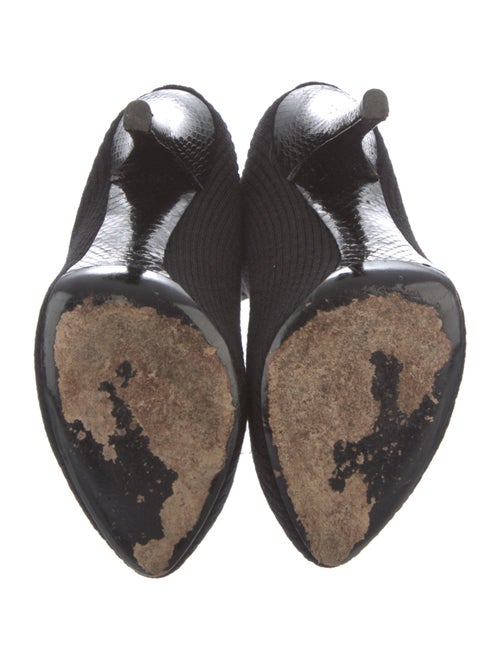 Dolce & Gabbana Polka Dot Print Sock Boots