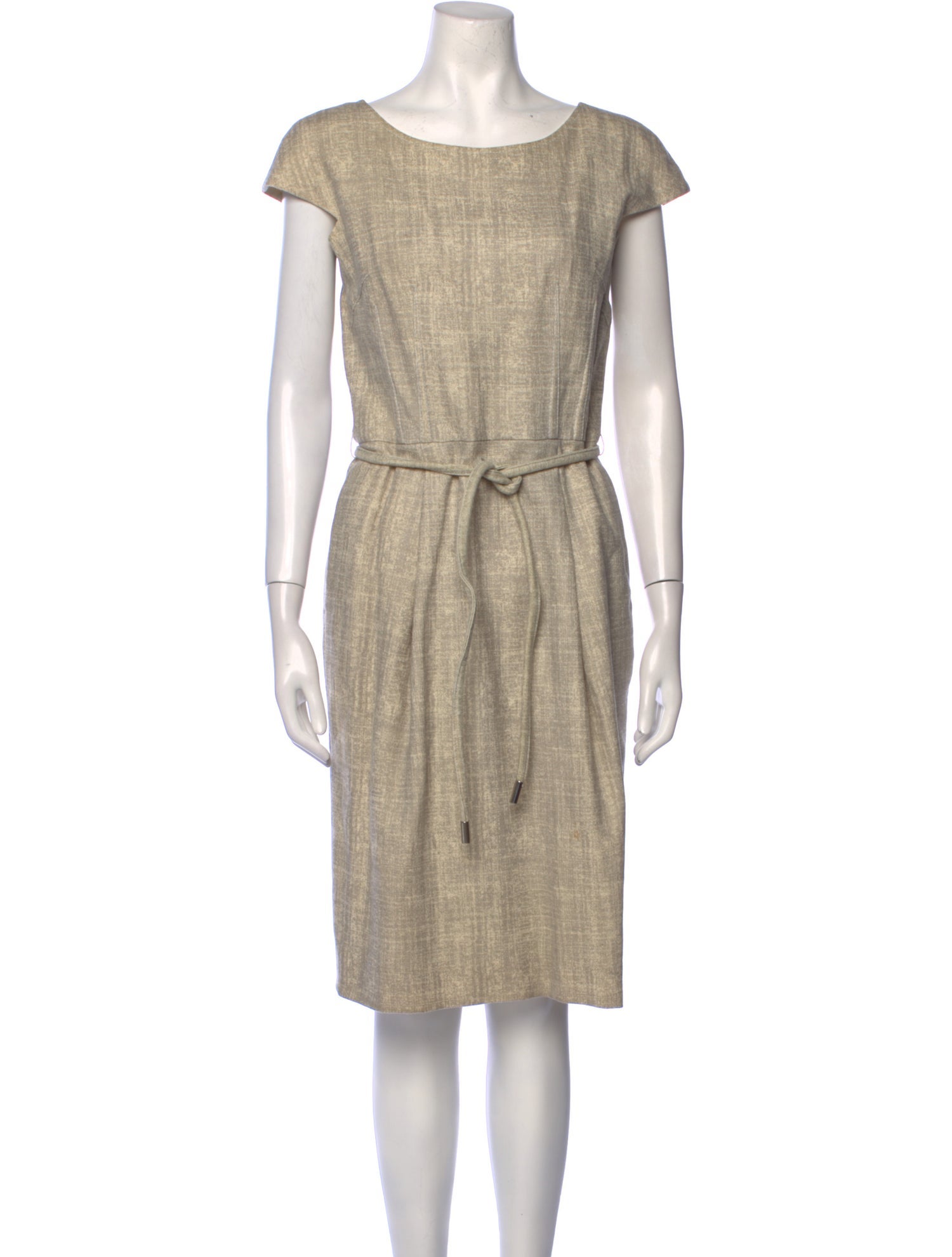 Dolce & Gabbana Virgin Wool Knee-Length Dress