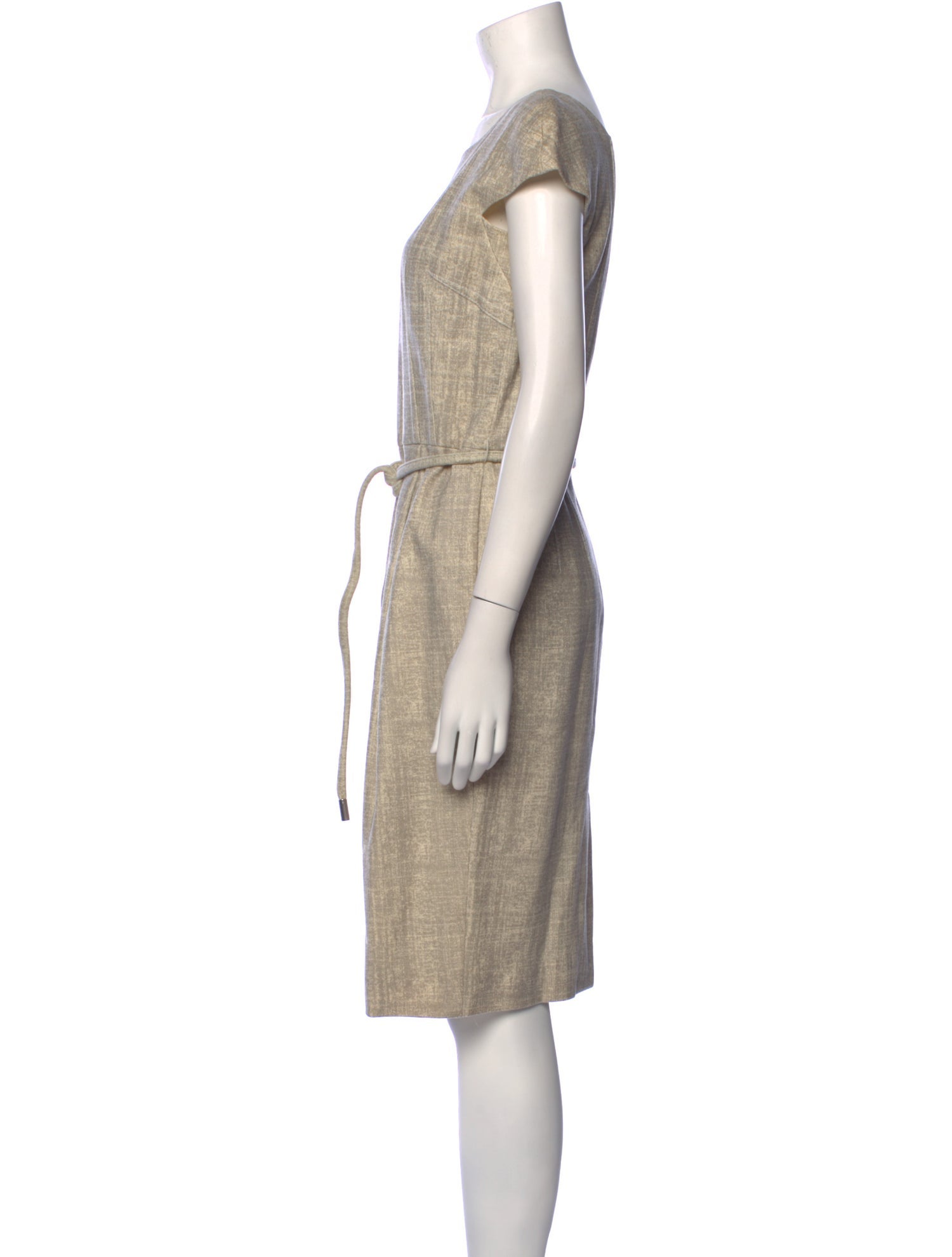 Dolce & Gabbana Virgin Wool Knee-Length Dress