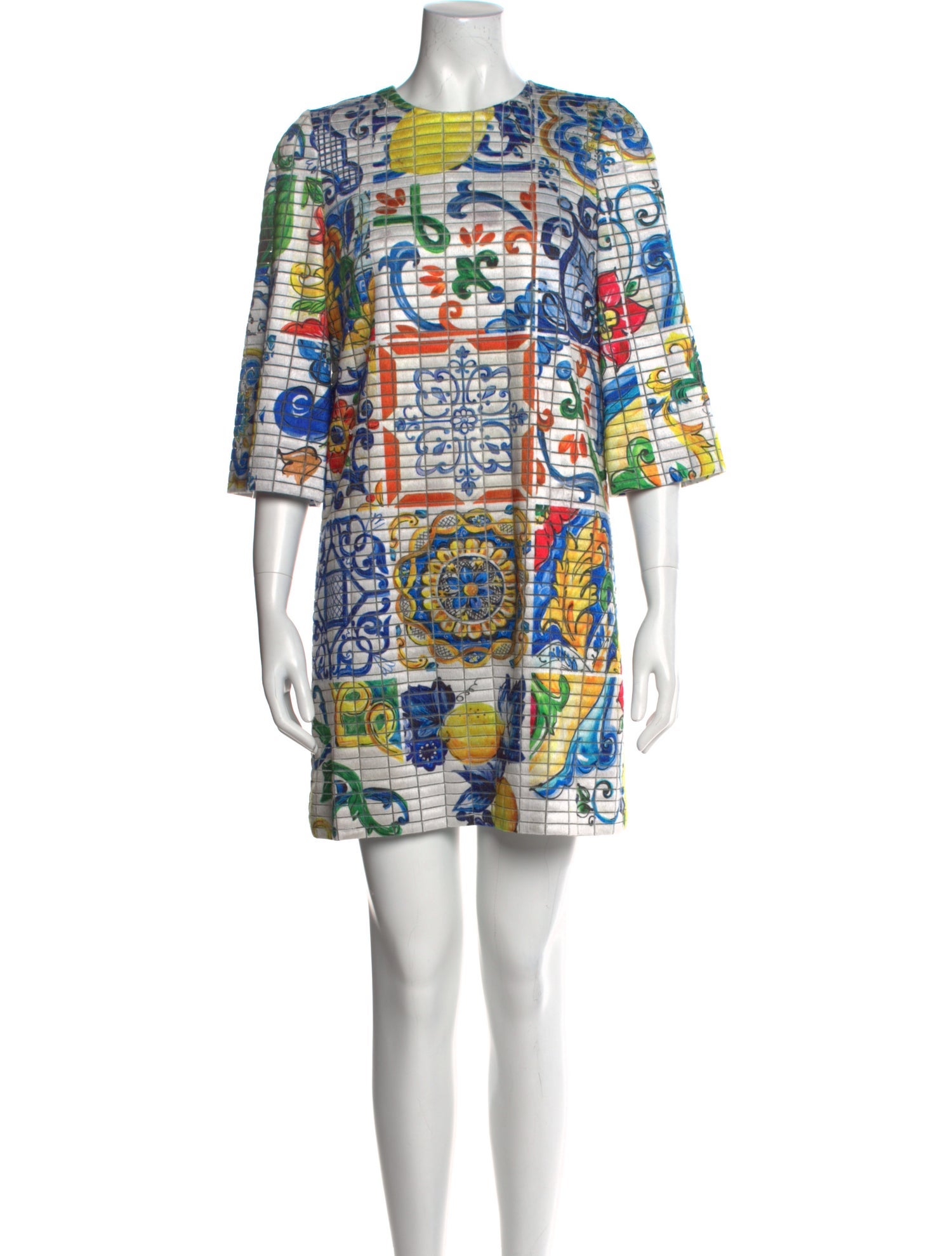 Dolce & Gabbana Printed Mini Dress