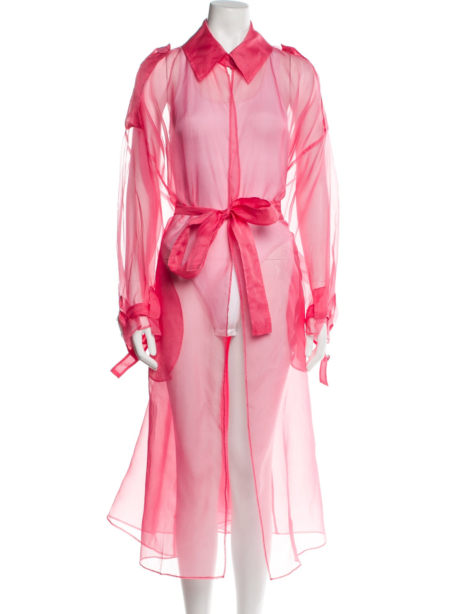 Dolce & Gabbana Silk Trench Coat w/ Tags