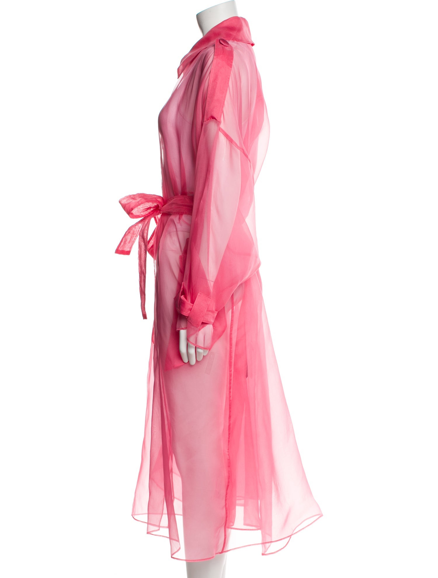 Dolce & Gabbana Silk Trench Coat w/ Tags