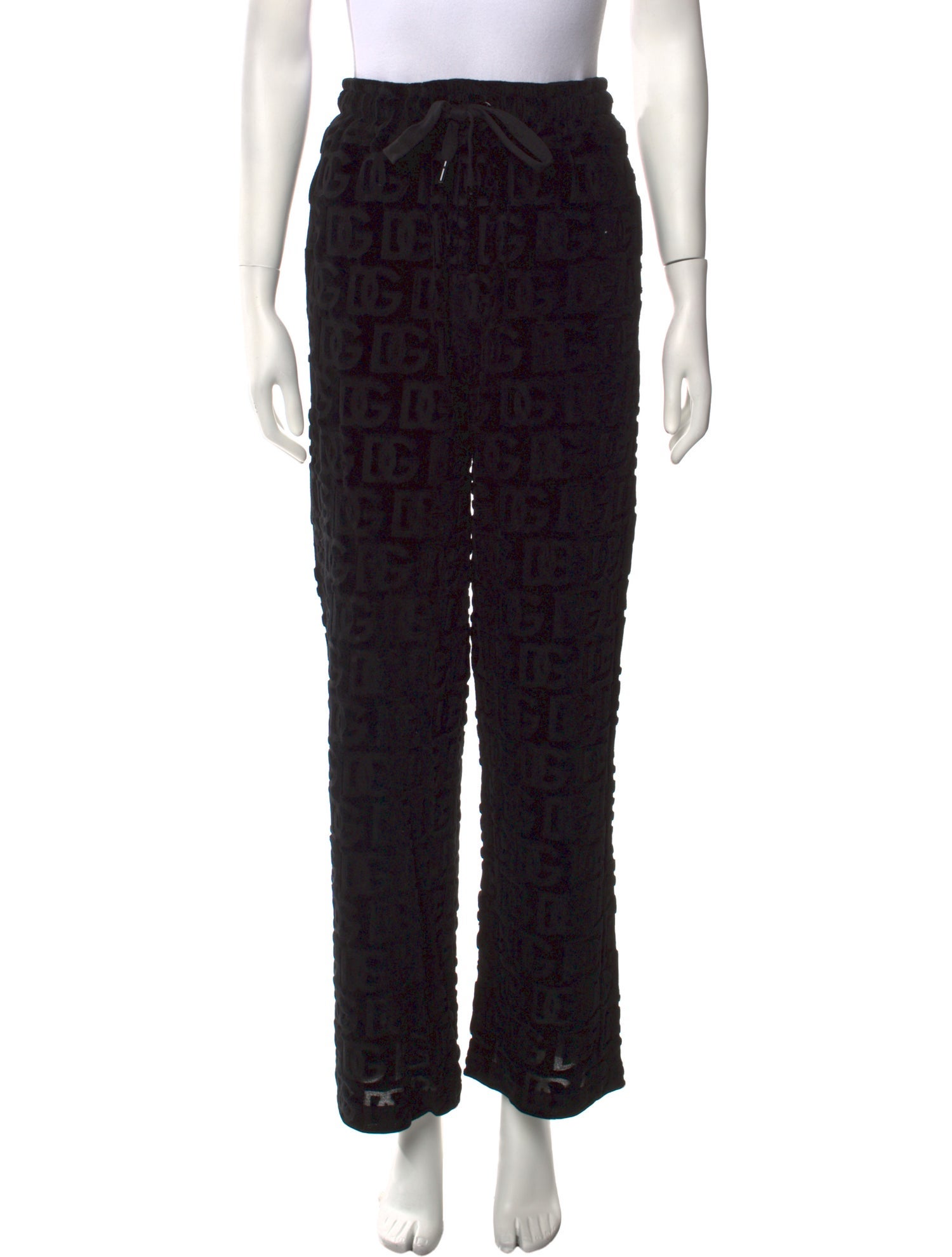 Dolce & Gabbana Velvet Wide Leg Pants w/ Tags