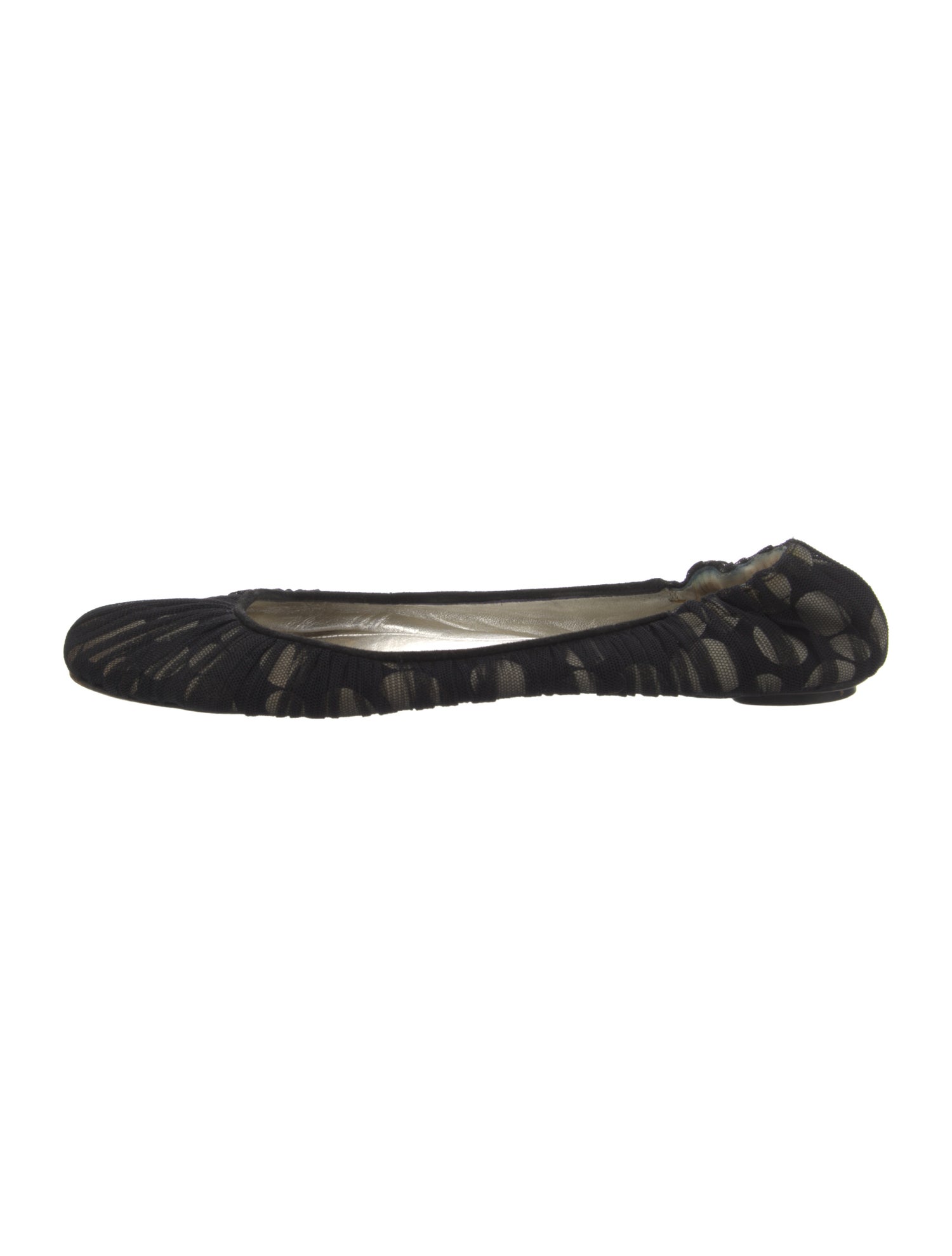 Dolce & Gabbana Printed Pleated Accents Flats