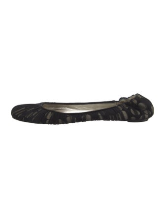 Dolce & Gabbana Printed Pleated Accents Flats