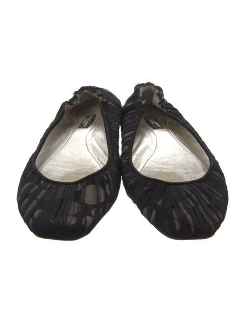 Dolce & Gabbana Printed Pleated Accents Flats