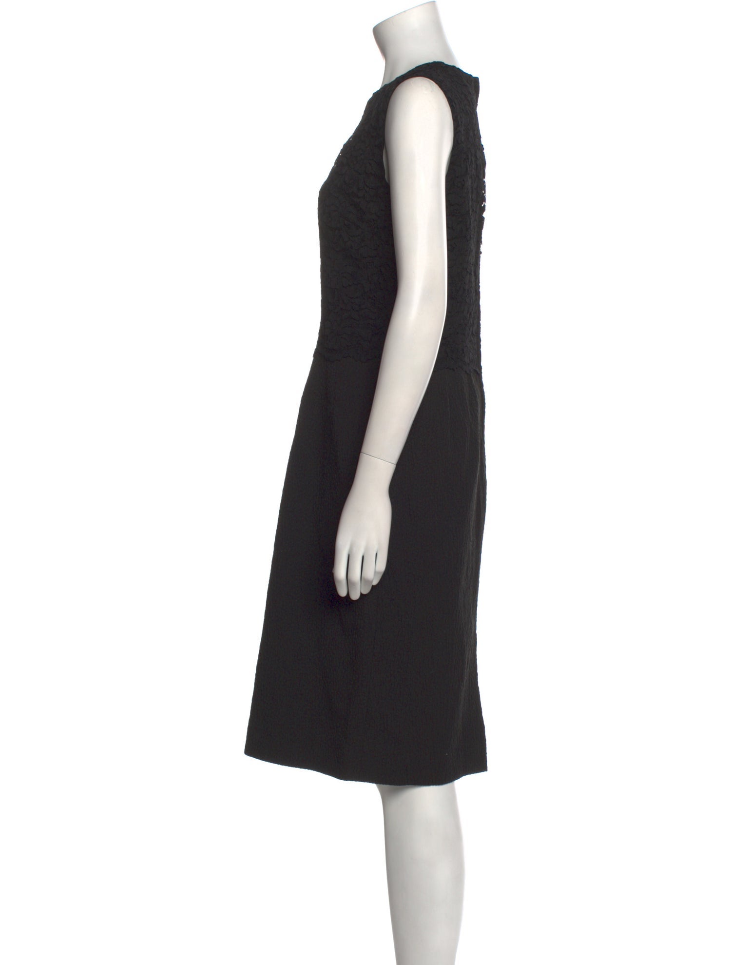 Dolce & Gabbana Crew Neck Knee-Length Dress
