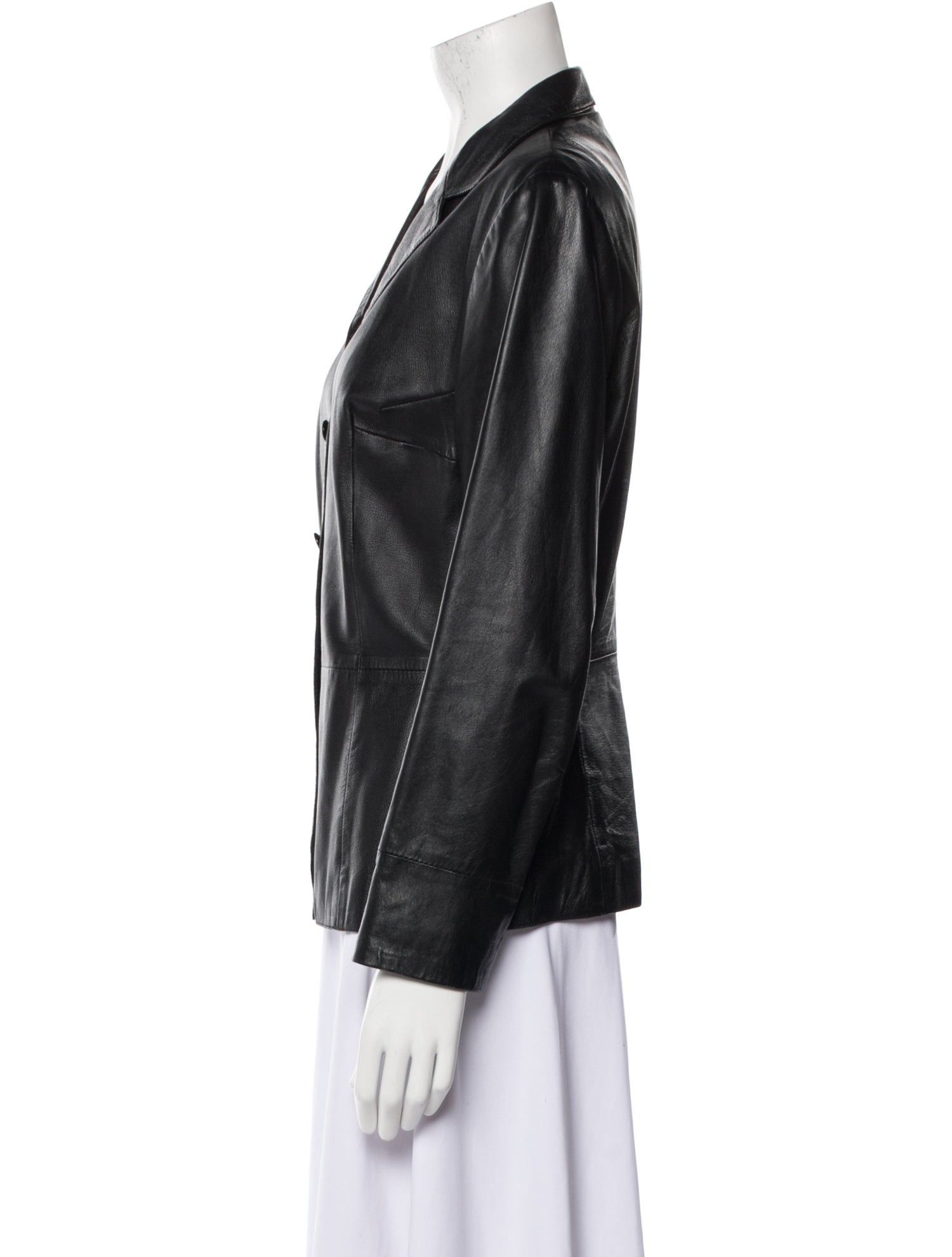 Dolce & Gabbana Leather Biker Jacket