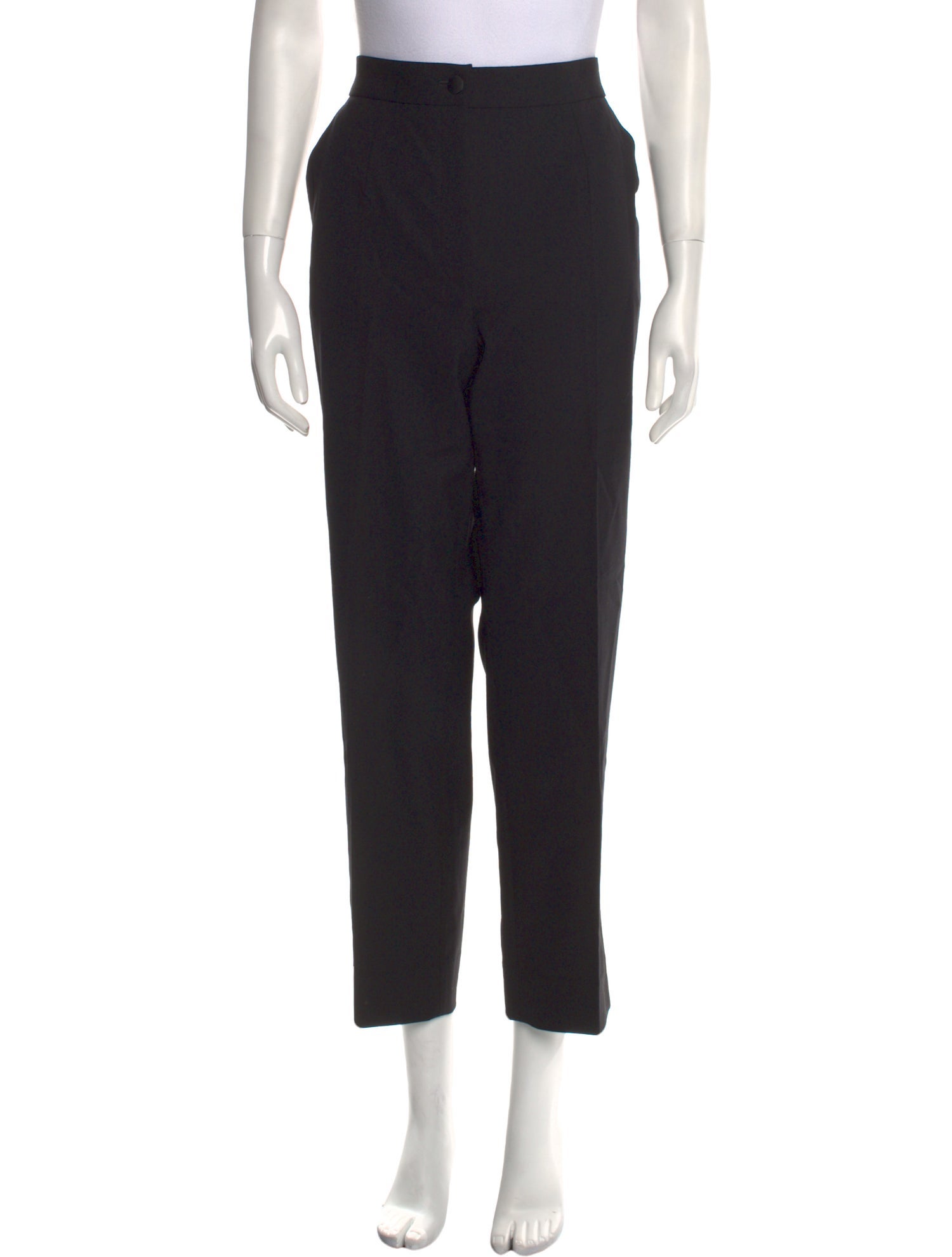 Dolce & Gabbana Virgin Wool Straight Leg Pants
