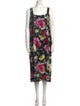 Dolce & Gabbana Floral Print Long Dress