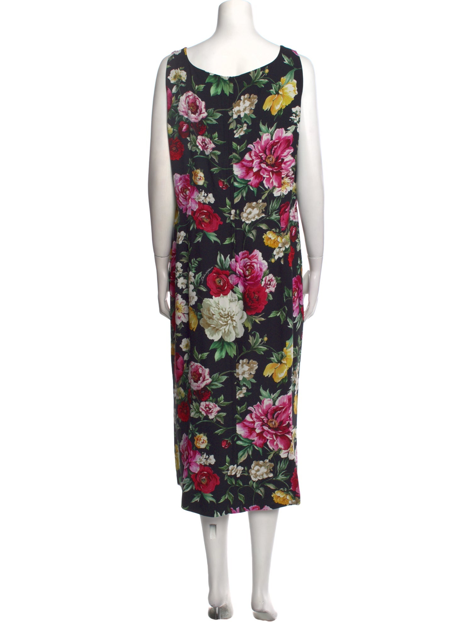 Dolce & Gabbana Floral Print Long Dress