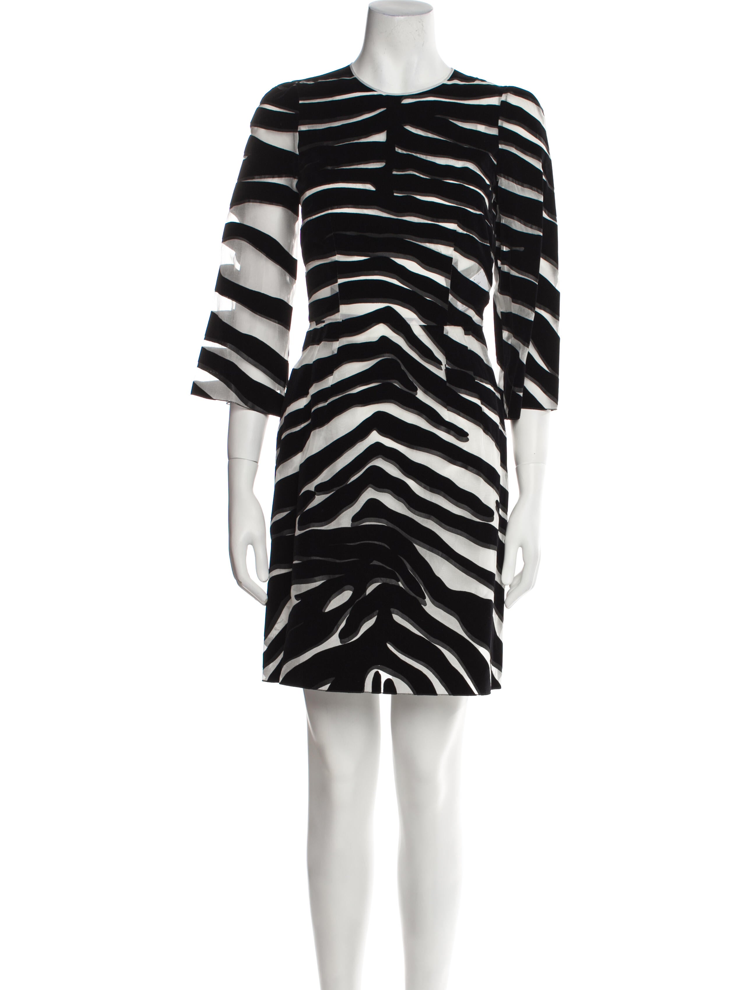 Dolce & Gabbana Animal Print Mini Dress