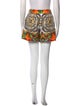 Dolce & Gabbana Floral Print Mini Shorts