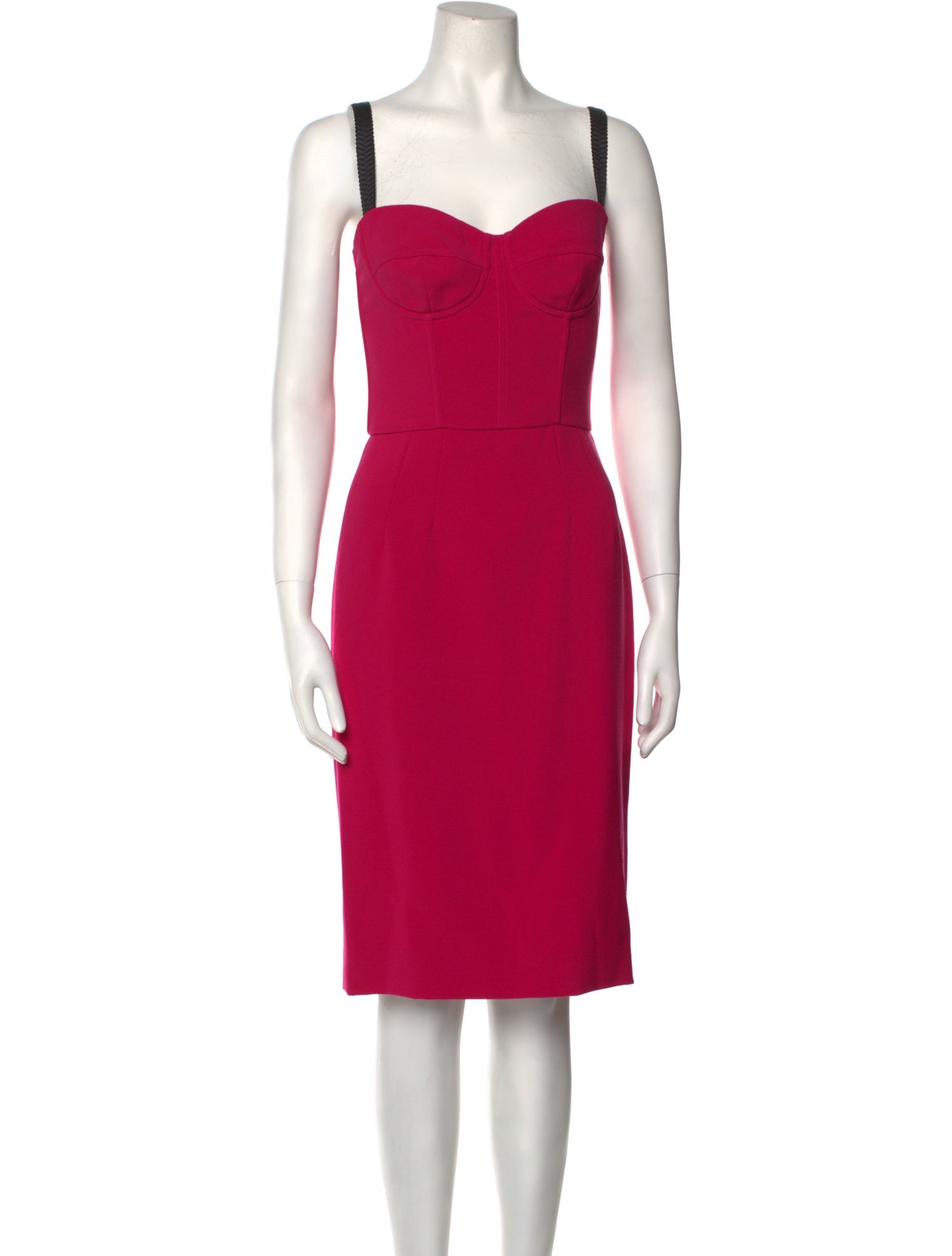 Dolce & Gabbana Square Neckline Knee-Length Dress