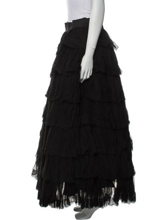 Dolce & Gabbana Silk Long Skirt