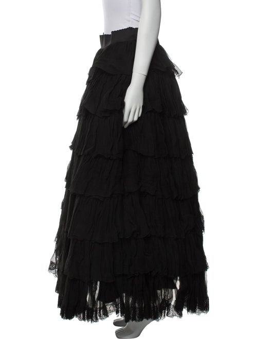 Dolce & Gabbana Silk Long Skirt