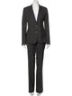 Dolce & Gabbana Virgin Wool Striped Pantsuit