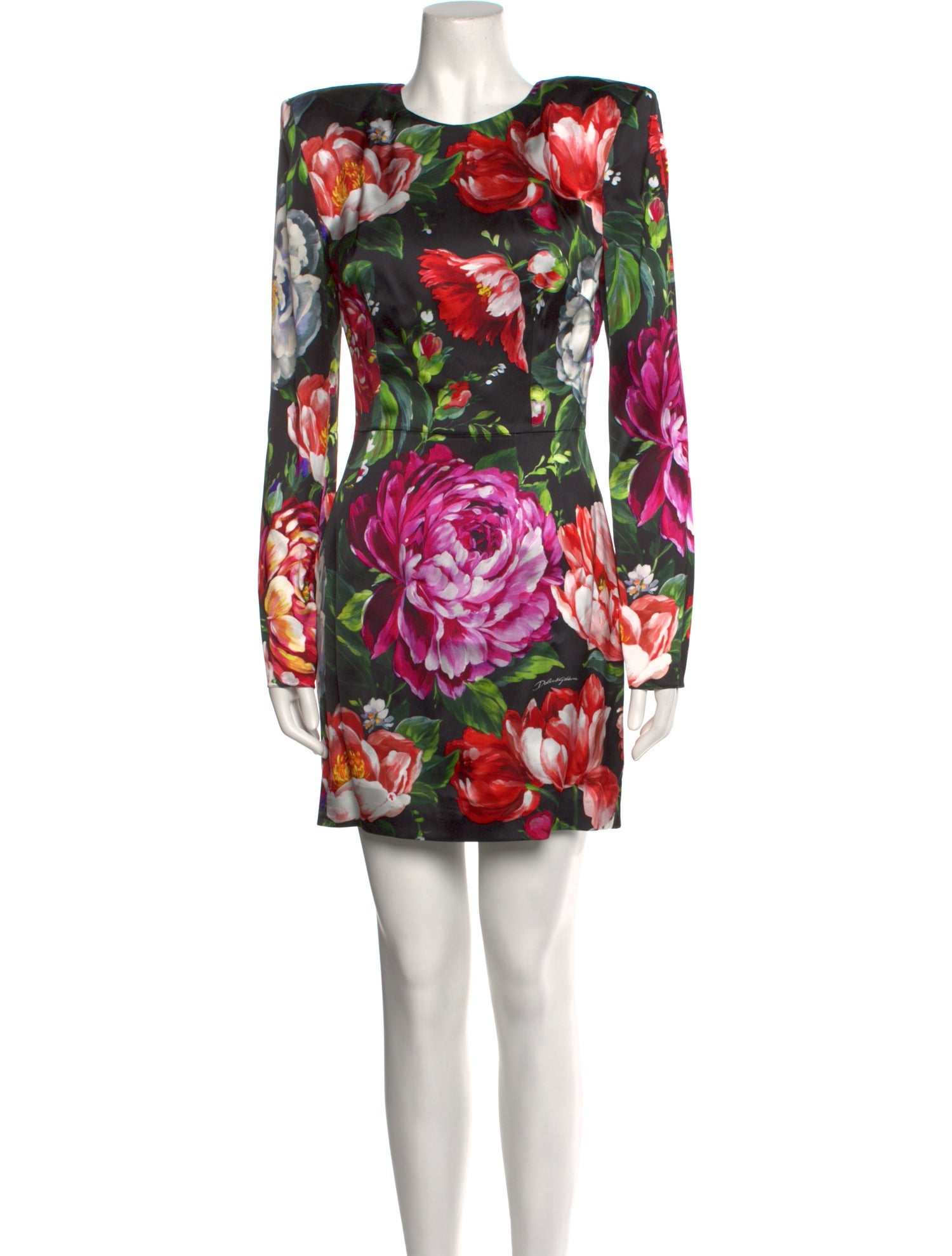 Dolce & Gabbana Floral Print Mini Dress