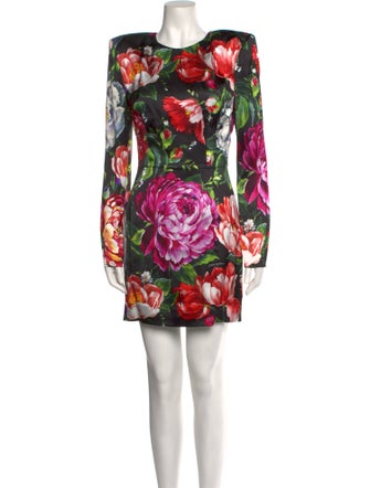 Dolce & Gabbana Floral Print Mini Dress