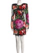 Dolce & Gabbana Floral Print Mini Dress