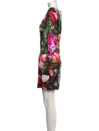 Dolce & Gabbana Floral Print Mini Dress