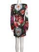 Dolce & Gabbana Floral Print Mini Dress