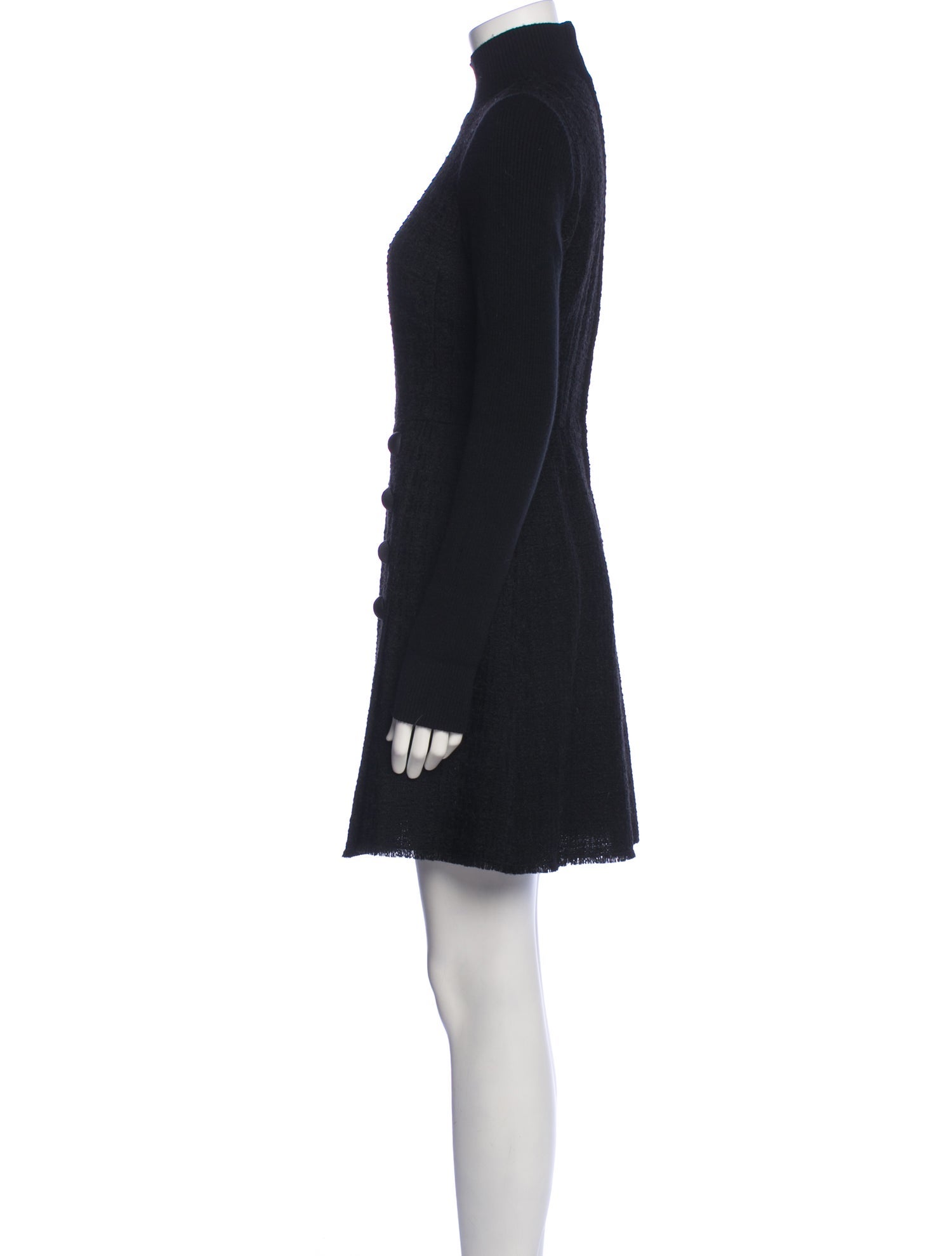 Dolce & Gabbana Virgin Wool Mini Dress