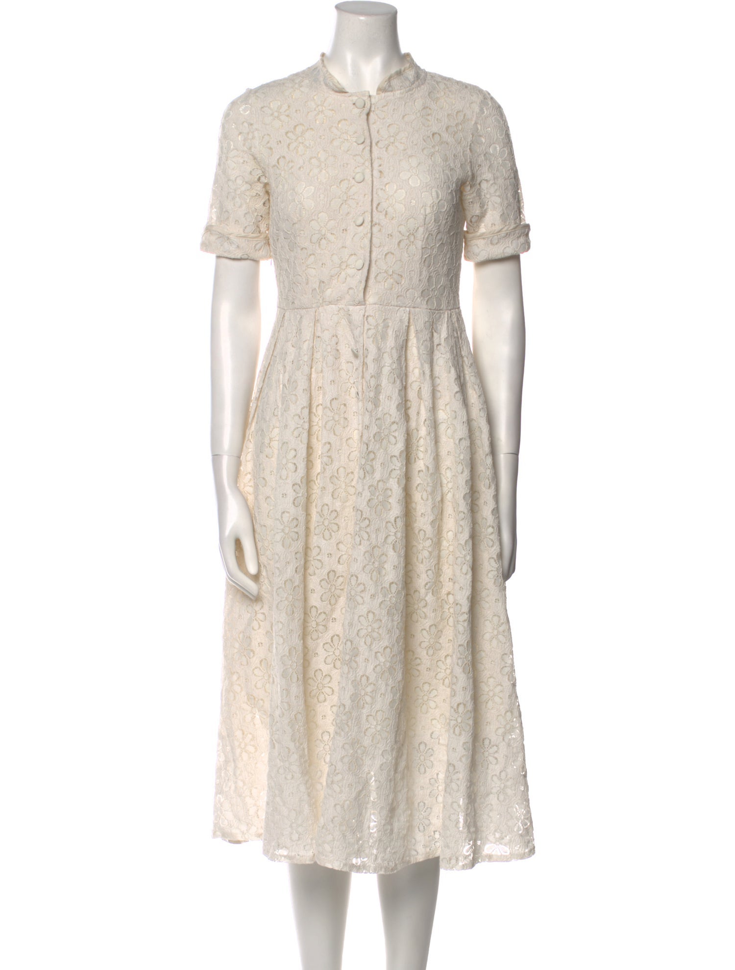 Dolce & Gabbana Crew Neck Midi Length Dress