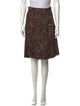 Dolce & Gabbana Tweed Pattern Knee-Length Skirt