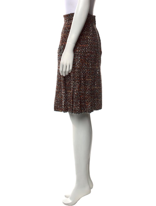 Dolce & Gabbana Tweed Pattern Knee-Length Skirt