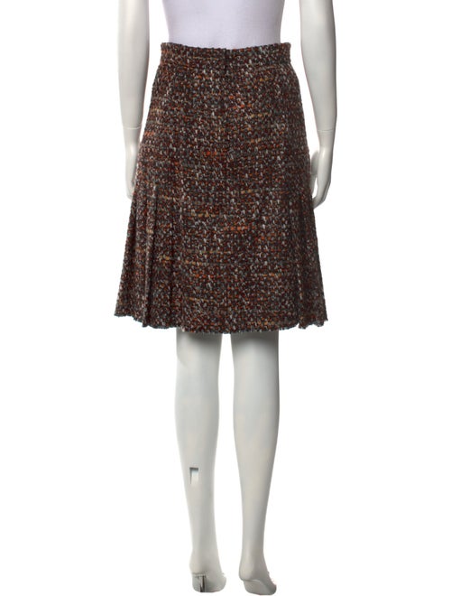 Dolce & Gabbana Tweed Pattern Knee-Length Skirt