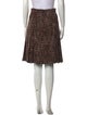 Dolce & Gabbana Tweed Pattern Knee-Length Skirt