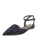 Dolce & Gabbana Animal Print Slingback Flats