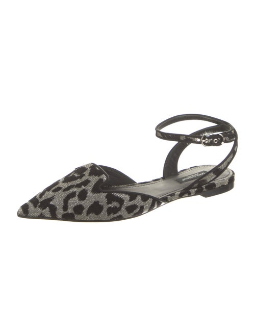 Dolce & Gabbana Printed Slingback Flats