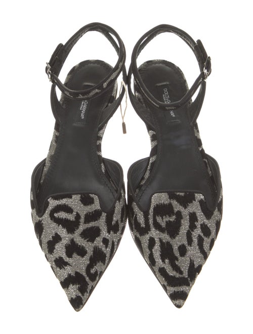 Dolce & Gabbana Printed Slingback Flats